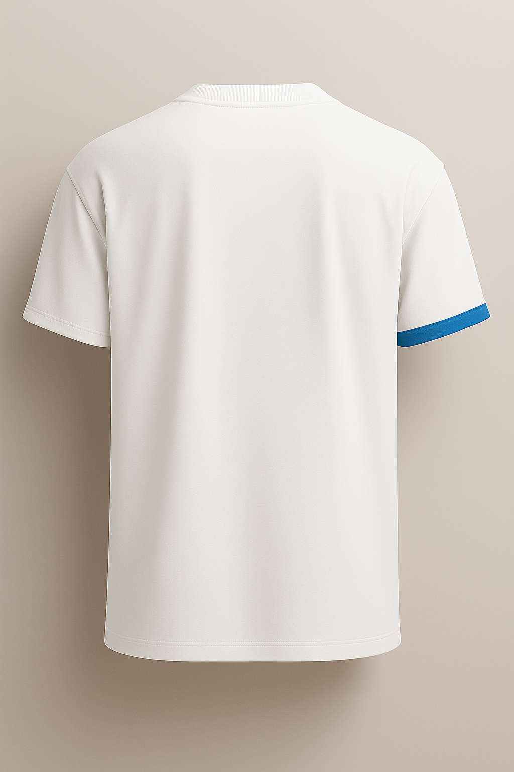 T-shirt la Bande bleu pur blanc