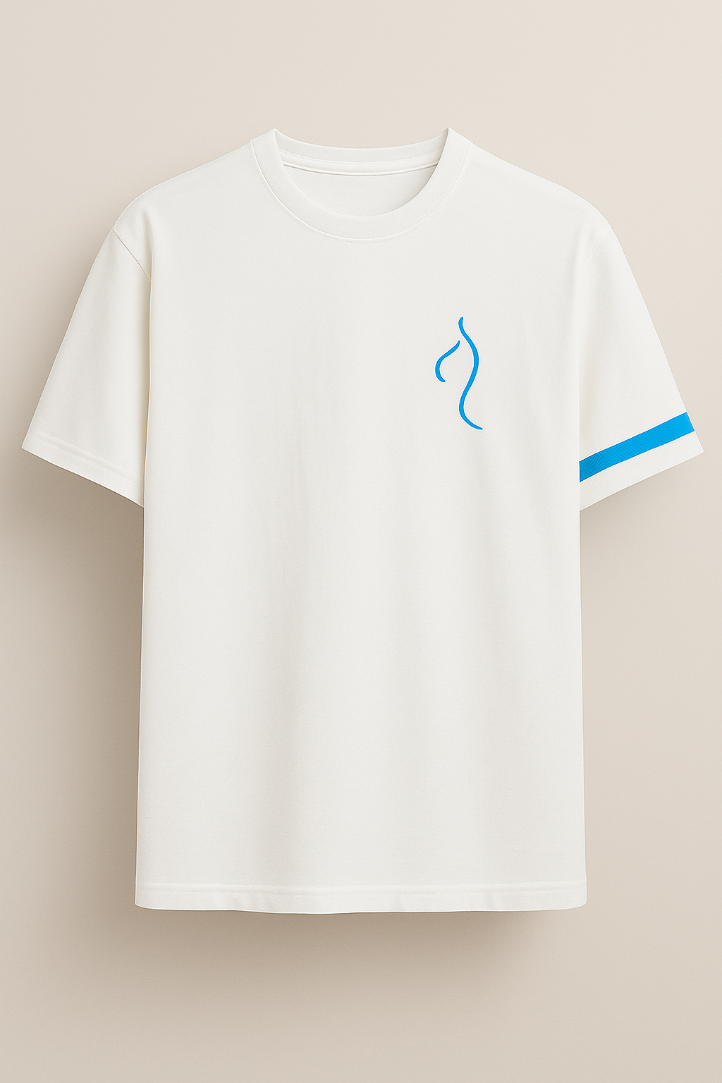 T-shirt Bb oversize pur blanc